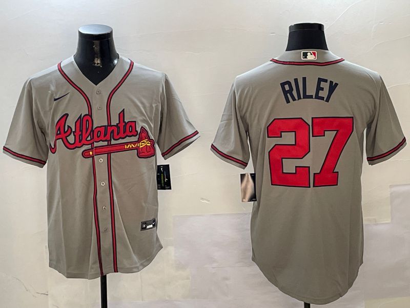 Men Atlanta Braves #27 Riley Grey Game 2024 Nike MLB Jersey style 4->atlanta braves->MLB Jersey